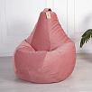 Кресло груша "Bormio" велюр - розовый,#2